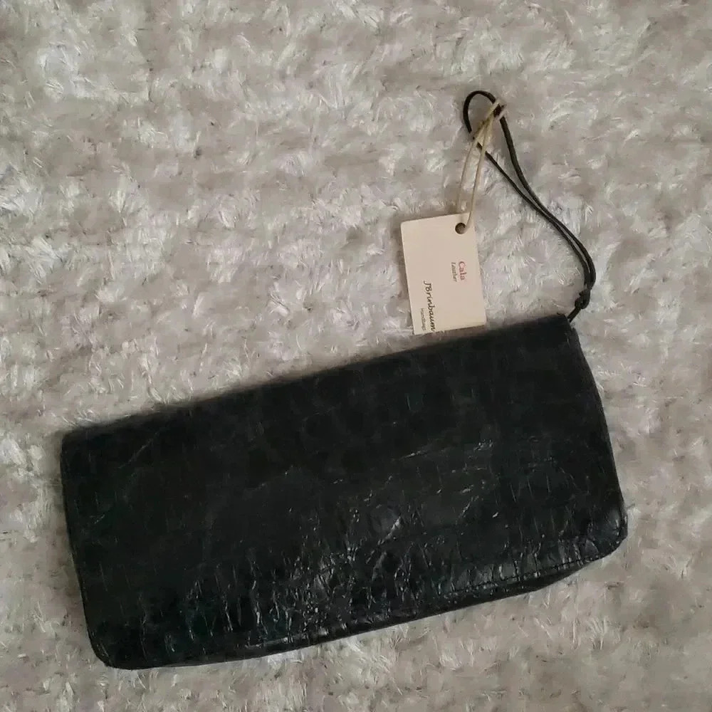 Jbrinbaum leather bag size 7×14  Brand new